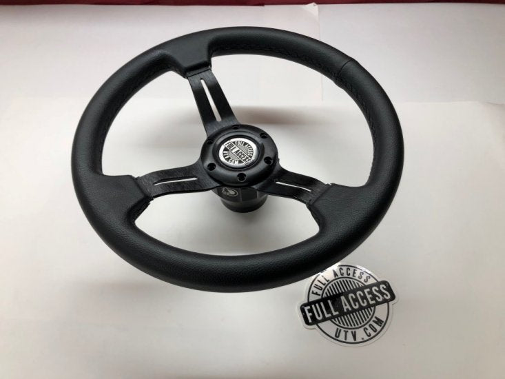 Kawasaki KRX & KRX4 1000 Leather Steering Wheel & Adapter Kit