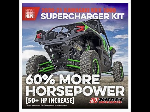 Kawasaki KRX & KRX4 Kraftwerks Supercharger Kit