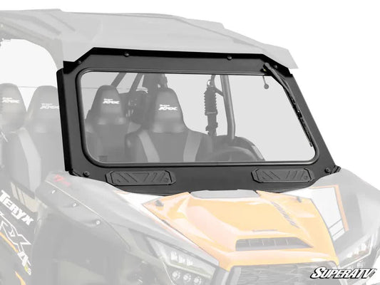 Kawasaki KRX & KRX4 1000 Vented Glass Windshield, With Wiper Kit