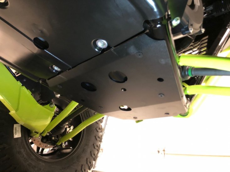 Kawasaki KRX 1000 and KRX4 Bolt On Transmission Skid Plate