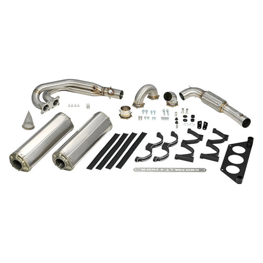 Full Exhaust Dual Muffler - '20-'24 Kawasaki KRX