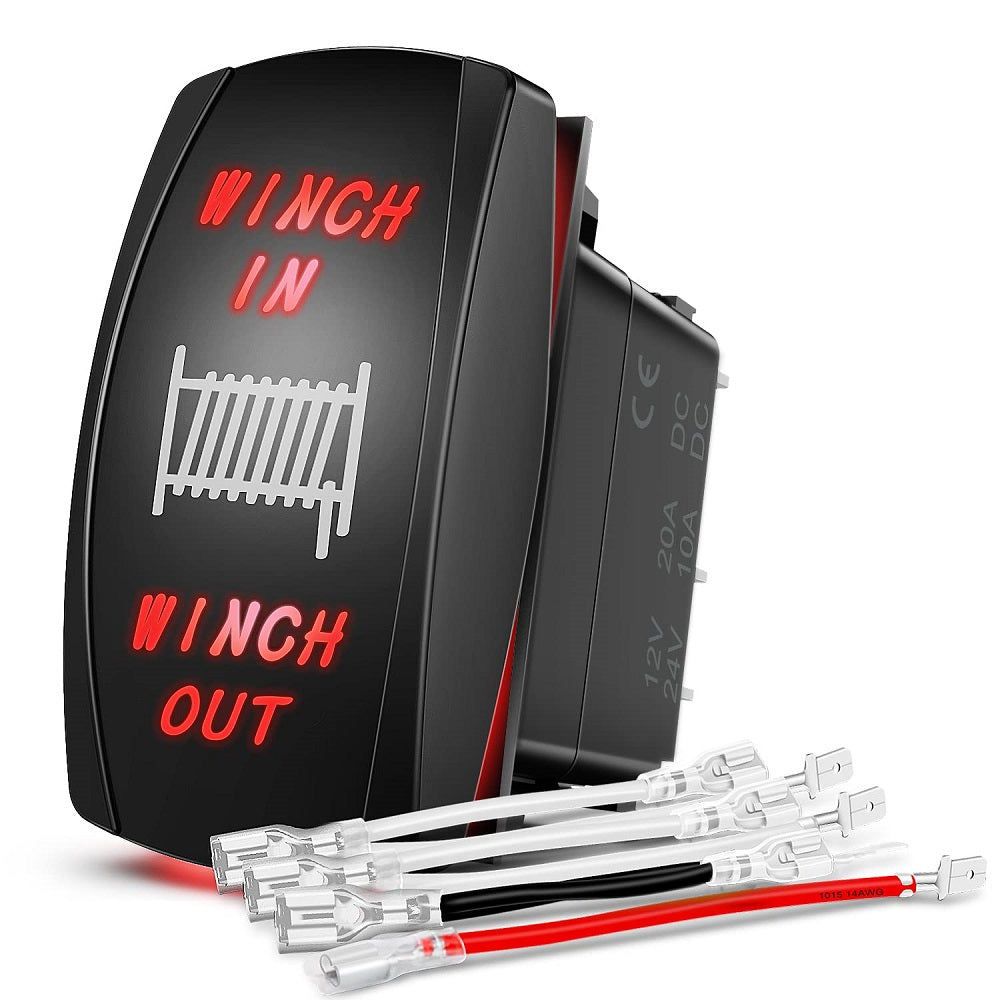 Full Access Winch Rocker Switch