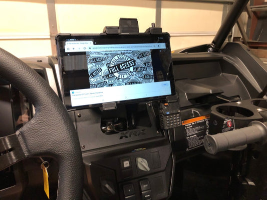 Kawasaki KRX & KRX4 1000 "UPPER" Dash Phone or Tablet Mount