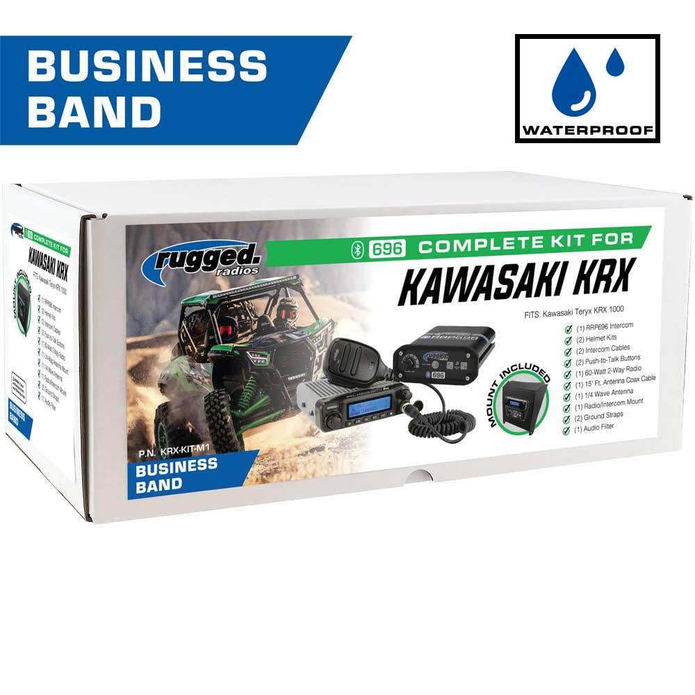 Rugged Radios Kawasaki KRX & KRX4 Complete Communication Kit