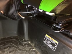 Kawasaki KRX & KRX4 1000 Flip Up Seat Base Kit