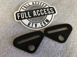 Full Access UTV Bolt Down Harness Tabs (4)