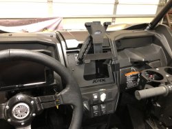 Kawasaki KRX & KRX4 1000 "UPPER" Dash Phone or Tablet Mount