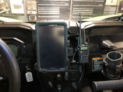 Kawasaki KRX & KRX4 1000 Adjustable Dash Phone or Tablet Mount