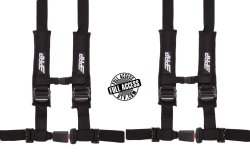 PRP 4.2, BLACK 4-Point Harnesses with Auto Latch (2)