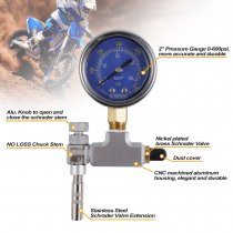 Full Access "No Leak" Nitrogen Shock Filling Tool and Gauge Kit