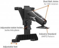 Kawasaki KRX & KRX4 1000 "UPPER" Dash Phone or Tablet Mount