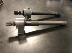 Kawasaki KRX & KRK4 1000 Chromoly Output Stub Shaft, USA MADE!