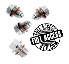 Kawasaki KRX & KRX4 Stainless Magnetic Drain Plugs, 1, 2 or 3.